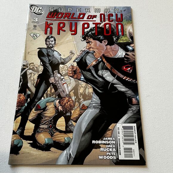 Superman World of New Krypton #3 DC Comics 2009 Robinson Rucka Woods - Picture 2 of 4